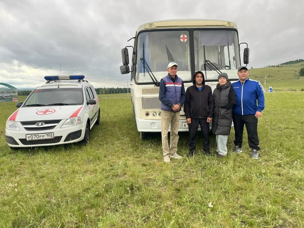 Сабантуй ещё не начался, а медицинская служба уже на посту!
